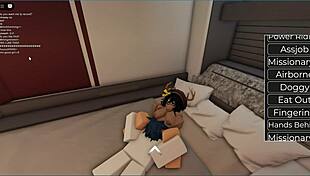 me pidio que me la folle en todas las poses roblox 😈🍑🔥