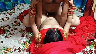 our marriage anniversary turns dirty with pussy licking and doggystyle creampie pounding