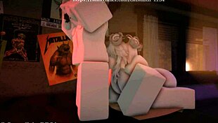 Relaxing Room Play At Sunset Glow