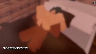 ROBLOX Busty Girl Rides Boyfriend Cowgirl Before Doggystyle Cumshot!