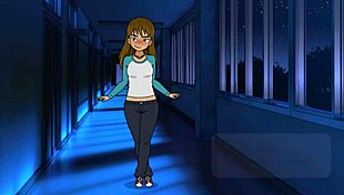 Girl Strips Desperately To Escape Arrest In Wild Animation