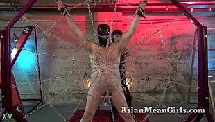 goddess saya forces choice between ass beating or nipple torment