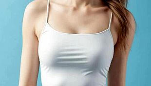 stunning eastern european model slips into sheer lingerie barefoot