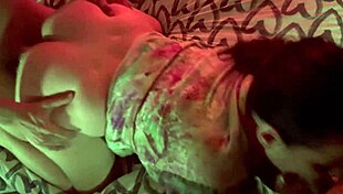 hubby watches me threesome ride my lover's cock at home