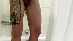 that steamy bath groping turns into explosive handjob action!