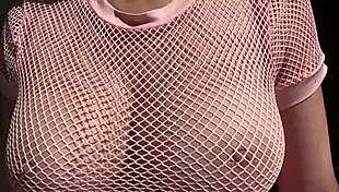 italian milf artemisia loves her big natural tits bouncing in a steamy outdoor session
