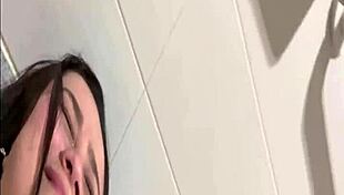 Morena putita pounded raw in public bathroom!