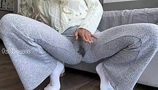 Asian Stepdaughter Fingers Tight Pussy Till Squirting Orgasm!