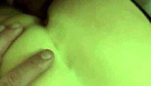 Missspisss spreads for friend's big cock doggy closeup