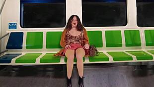 flashing my tits on the train to seduce my hubby's best friend