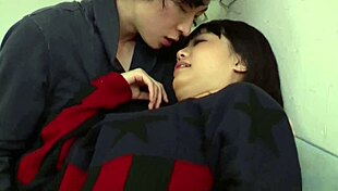 Petite Japanese teen's first intimate moment with classmate uncensored JAV