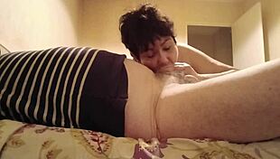 marie esclave suck my cock deep cum in mouth facial homemade