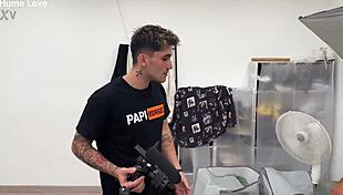 Blonde Slut Gags On Four Monster Cocks Before Double Penetration Gangbang Ravages