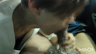 Amateur Japanese Wife Sucks Cock In Car For Lovelovesex