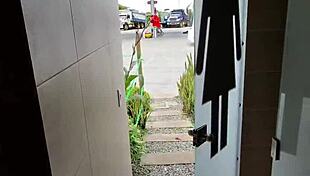 couple risks it all with street sex she begs him to fuck her right there