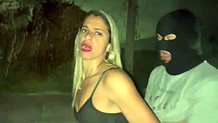 married wife flashes and fucks stranger live on street while husband watches