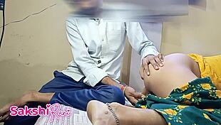 sotele bete catches soteli maa fingering chut in bedroom and dives into desi hot missionary sex with dirty talk