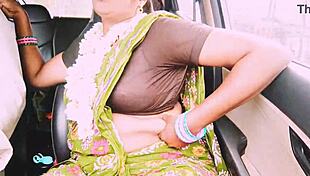 Indian Aunty's Big Natural Tits Bounce as She Fucks English Boy with Dirty Telugu Talk!