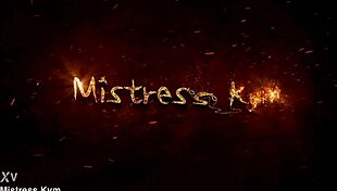 mistress smokes teasingly from her throne