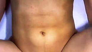 Stepdad and best friend sneak kitchen kisses into hardcore creampie