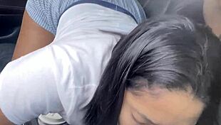 Amateur Couple Pays Uber with Deepthroat and Car Fuck - Nysdel