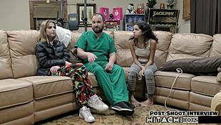 my freshman daisy bean hits mandatory orgasm from tampa doctor hitachi!