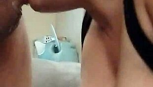 Wife On Knees Gagging Sloppy Deepthroat Choking Spit Share Super Cock