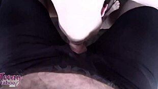 babysitter brooke johnson deepthroats rides stepdad seth creampie big tits juicy pussy