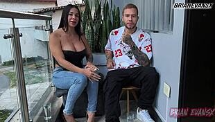 Silvana Lee Rides Brian Evans in Cowgirl After Posing Interview