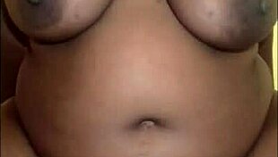 sexy ebony milf soaks tub then rides chubby cock cowgirl moanin wild