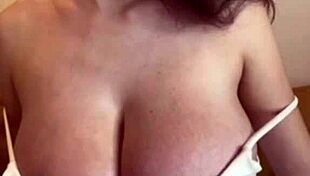 stepmom's huge milky tits ready for sucking