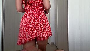 uh i stole stepmom's panties n she jumped on my cock ridin hard