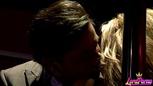 Blonde gemma massey dances fishnets rides big cock rough perfect body slut