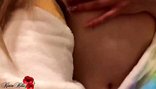 stepbro, wanna feel my kigurumi handjob then cowgirl your huge cock?