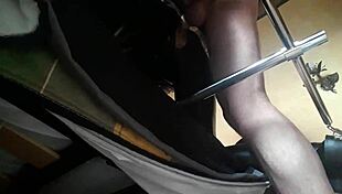 Laura XXX Tied To Machine Gets Doggystyle Creampie From Petite Latina Fuck