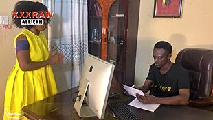 Mdx Hooks Up with Busty Teacher on Office Desk Gigantic Cock!