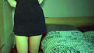 this juicy athletic ass in stockings begs for neighbor's rough ripping fuck