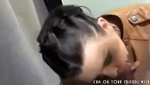 i get a huge load facial from monster cock in mall changing room