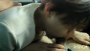 Amateur Japanese Wife Sucks Cock In Car For Lovelovesex