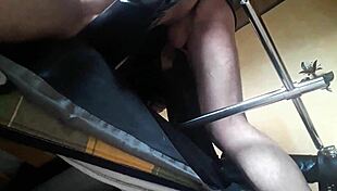 Laura XXX Tied To Machine Gets Doggystyle Creampie From Petite Latina Fuck