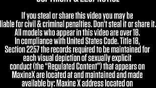 maxine x pounds big tits in wild interracial cowgirl ride!