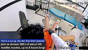 deviant patient yasmine woods takes forced hitachi orgasms from doctor