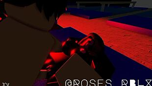 Roblox gymnast twists into acrobatic sex positions