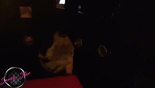 my first gloryhole sucking stranger cocks deep and wild