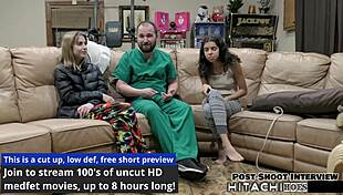 my freshman daisy bean hits mandatory orgasm from tampa doctor hitachi!