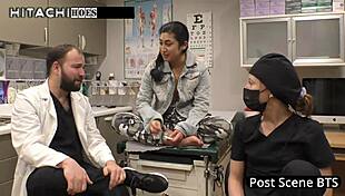 dont tell doc i cum on clock jasmine rose fingers gaping pussy in latex