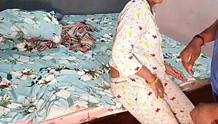 boy asks for yogurt but ends up filling horny aunt's tight pussy with his cream on ranch