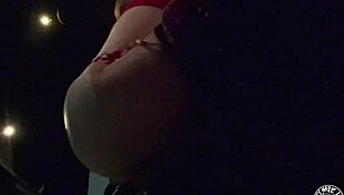 Lil d rides his fat ass christmas slut in car? Cumshot covers her sloppy cheeks pt 2