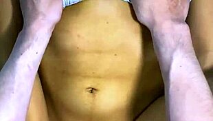 Stepdad and best friend sneak kitchen kisses into hardcore creampie