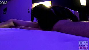 secretary cuckold rides cock right in front of her husband